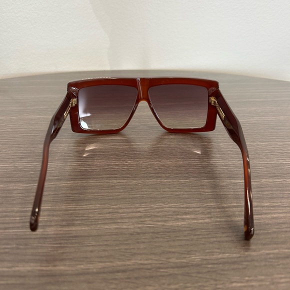 Marc Jacobs Gradient Brown Square Women’s Sunglasses - Picture 4 of 9